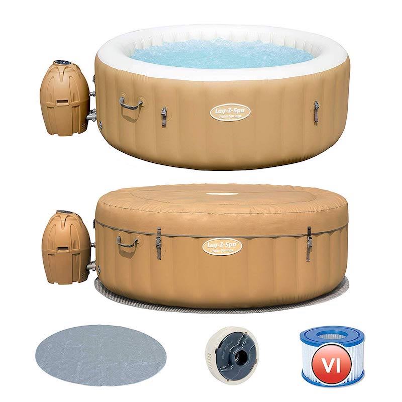 Gazocua Aufblasbarer Whirlpool Sitz | PVC Badewannenkissen | Sitzerhöhung Für Spa & Pool