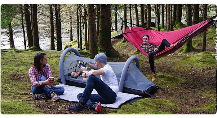 Crua Modus: Aufblasbares 6-in-1 Campingsystem mit Matratze und Zelt