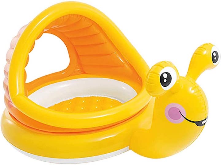 Babypool-in-Form-einer-Schnecke