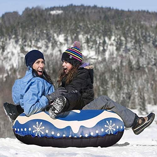 Fanville-Donut-aufblasbarer-Schlitten-mit-zwei-Frauen