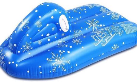 TwoCC Schneeboot blau mit Schneeflocken