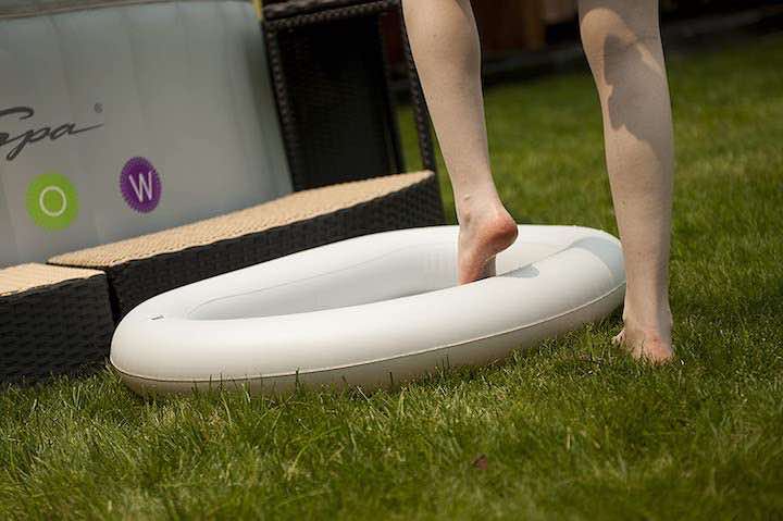 Aufblasbares Fußbecken 60x45cm - PVC Fußbad Für Pool & Home Spa