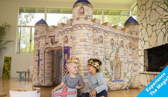 Aufblasbares Spielhaus von Indoor Kingdoms: Kleine Burg für Entdecker