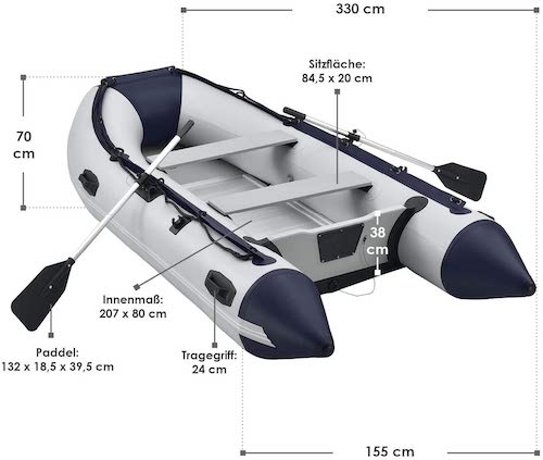 Masse-vom-ArtSport-Schlauchboot