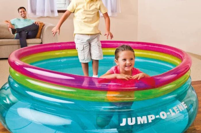 Intex Jump-O-Lene: Aufblasbares Trampolin bietet Hüpfspaß für Kinder