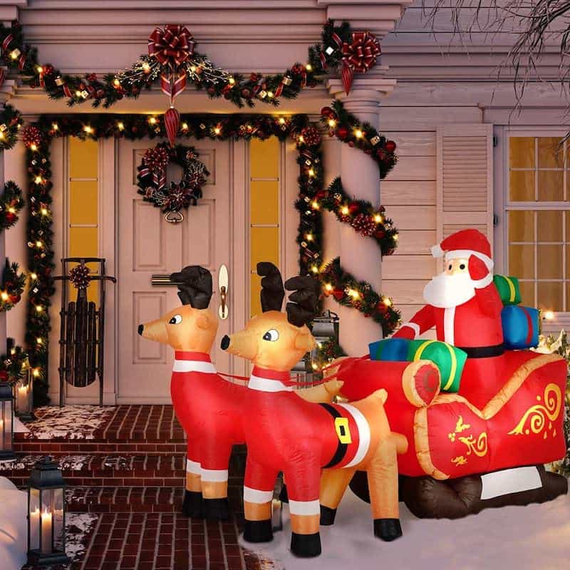Aufblasbarer-Weihnachtsmann-mit-Schlitten