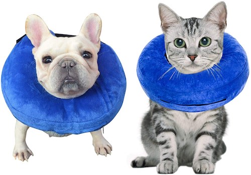 Demason aufblasbare Halskrause: Schützender Kragen für Haustiere
